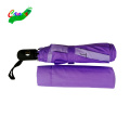 Logo de couleur violette Auto 3 Fold Market Metal Stand Handle Handle Handle